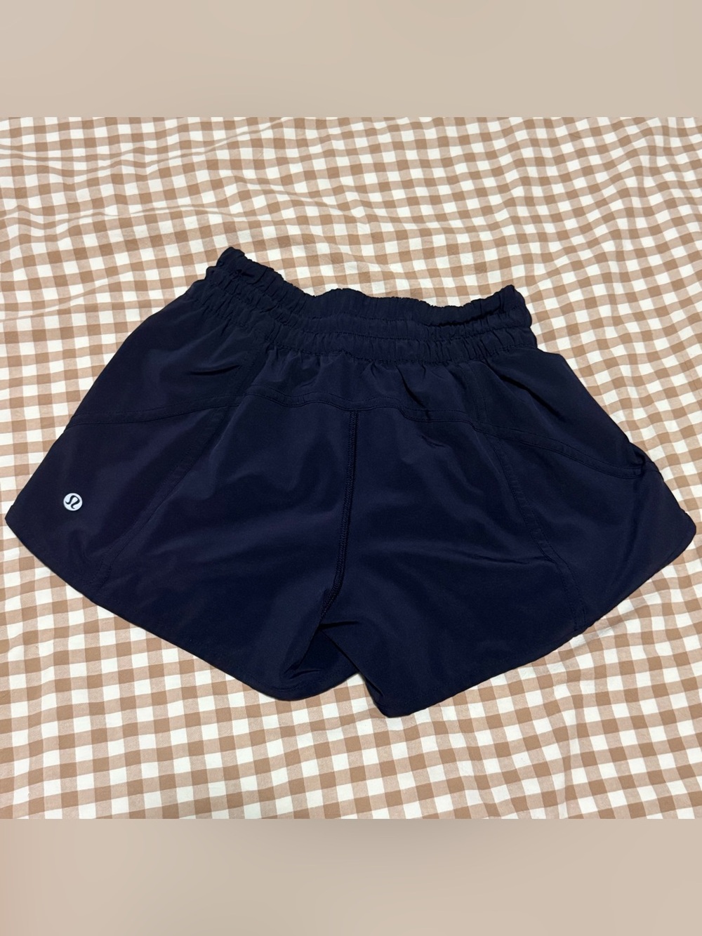 lululemon track that Navy Shorts with Elastic Waist